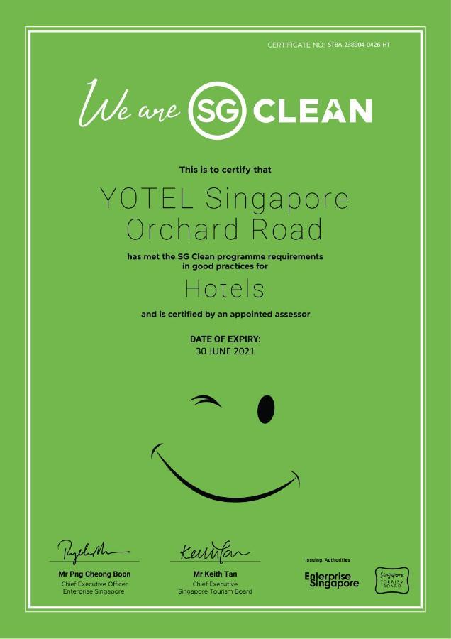 Yotel Singapore Orchard Road Buitenkant foto